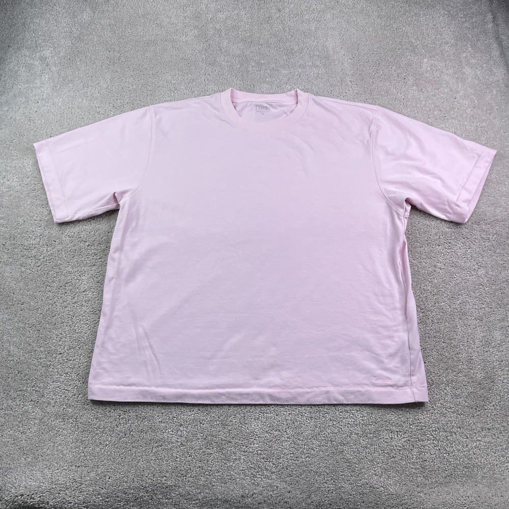 Comfrt Shirt Mens XL Pink Heavyweight Boxy Tee Short Sleeve Cotton USA